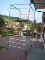 Rollgerüst breit Arbeitshöhe 4.20m Occassion guter Zustand