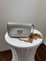 BURBERRY Umhängetasche Silber leder mit 2 Träger