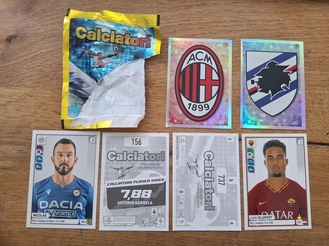 Panini Sammelbilder & Trading cards: Panini Calciatori 2019-2020 / Originale Stickertüten – Neu (gemäss Beschreibung) aus Horw von Zemmerli 1