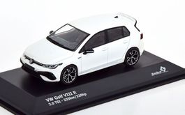 VW Golf VIII R seit 2021 weiss / schwarz     1:43 von Solido