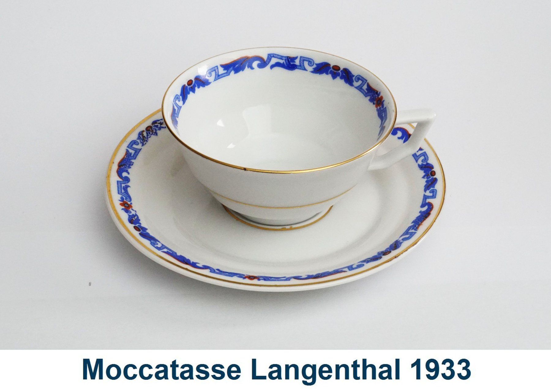 Tasses: Moccatasse Langenthal 1933 – Neuf (Voir description) à Flamatt par samowarow