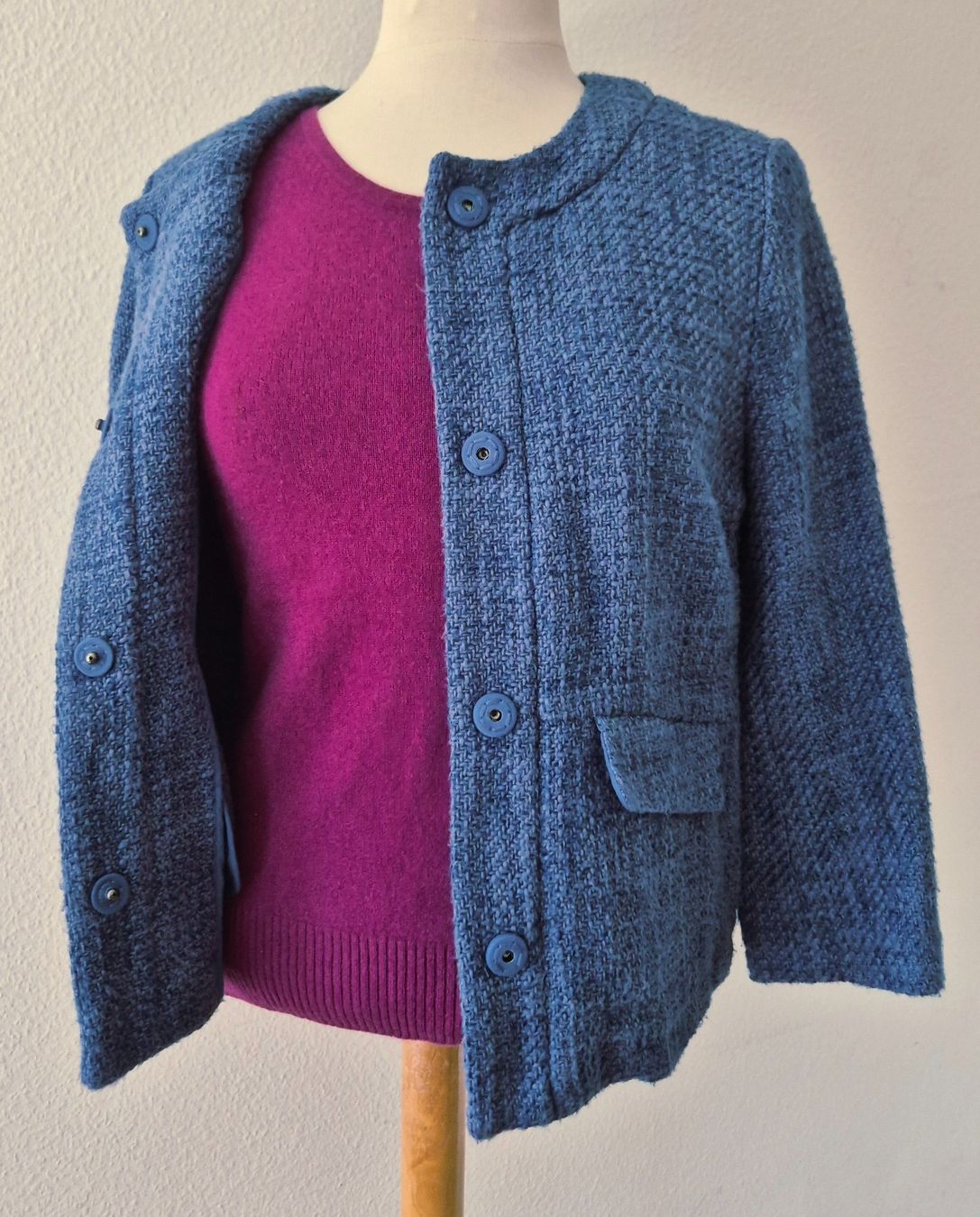 Globus Maglioni & Felpe: GLOBUS CASHMERE KASCHMIR S 36 HIMBEER ESSENTIALS,  TOP – Usato da Elsau venduto da the-colorful-side 4