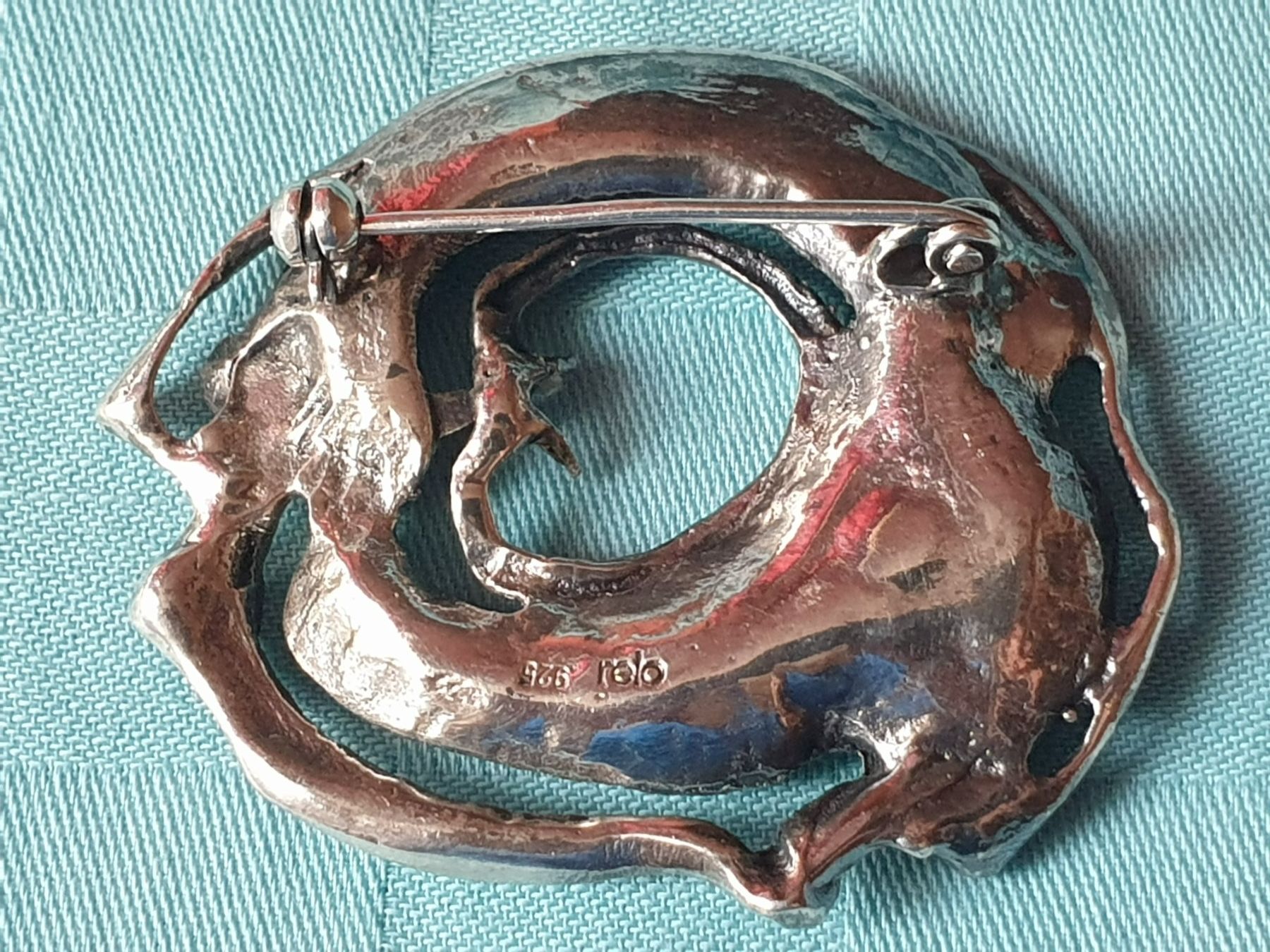 Spille & Fermagli: Silber Brosche 925 Relo Design Vintage Schmuck elegant – Usato da Mörschwil venduto da spirspi 1