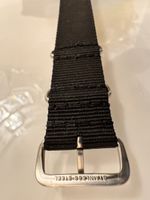 New Black Nylon Watch Strap 18mm Band Replacement!