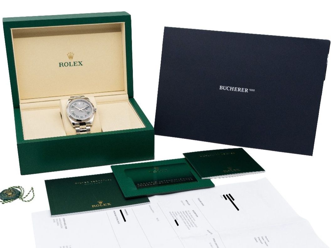 Rolex Orologi: Rolex Datejust 41 Wimbledon New Full set 9.2026 – Nuovo e nell'imballaggio originale da Genève venduto da Swisstreasures-SA 7