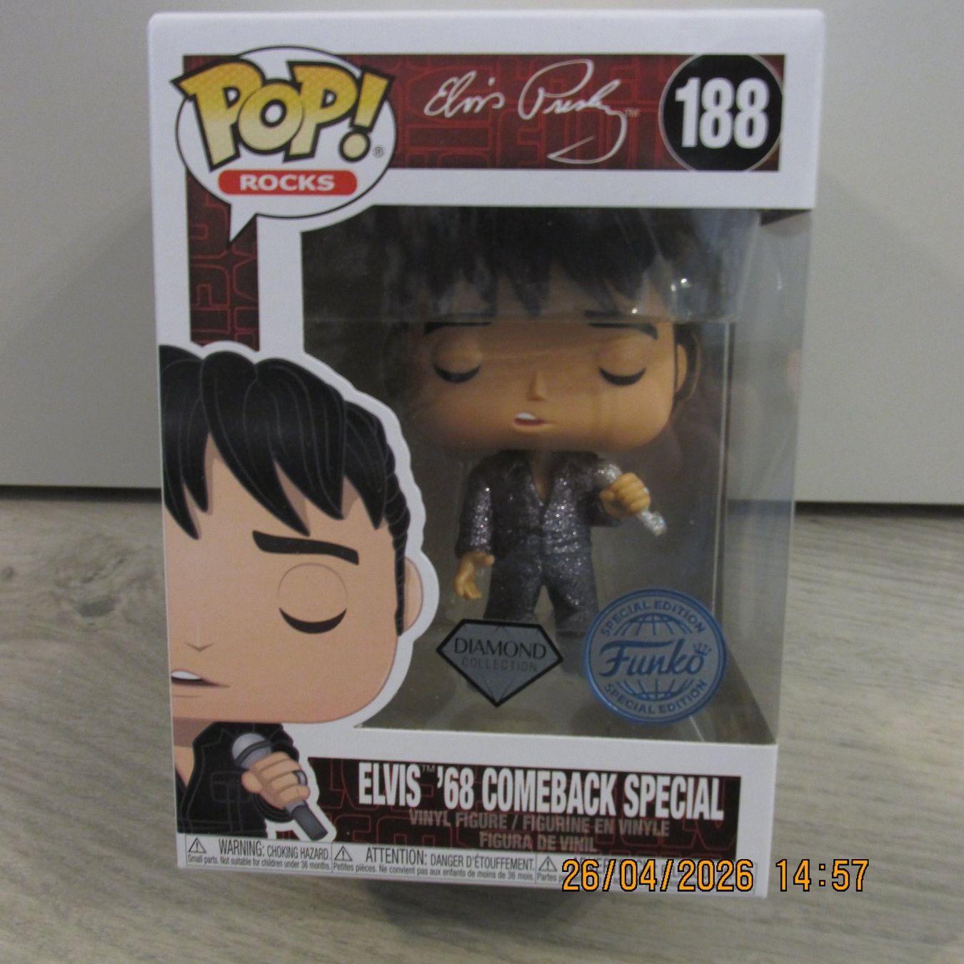 Funko Statuette: Funko Pop Rocks - Elvis '68 Comeback Special,  OVP – Nuovo (secondo la descrizione) da Galgenen venduto da Forflowers 1