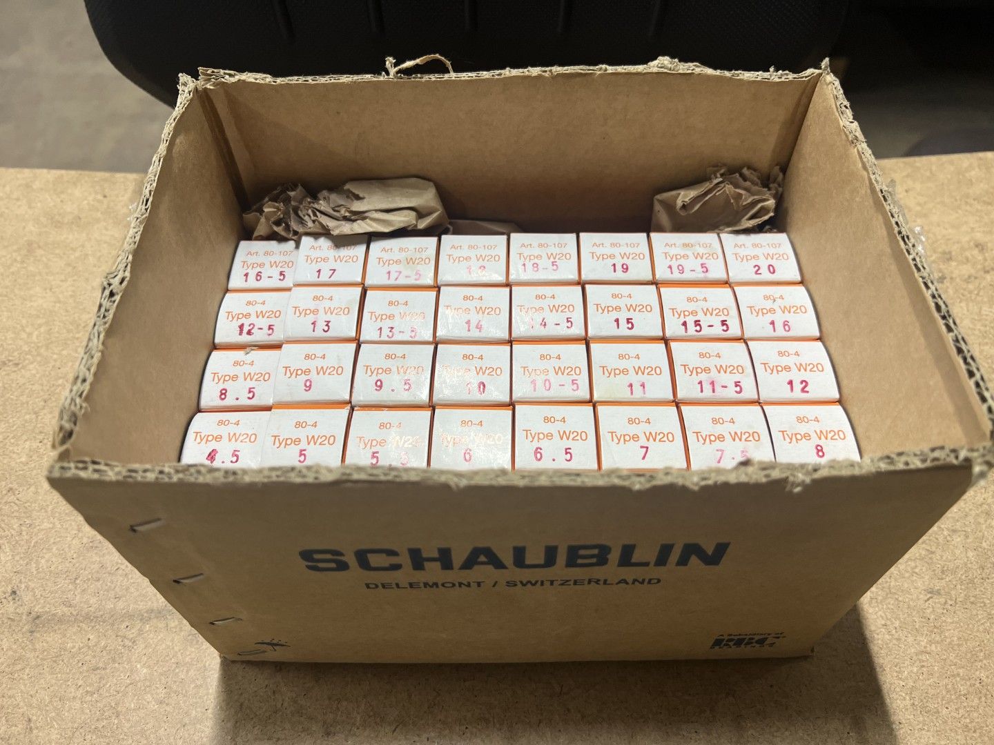 Altro per industria metallurgica: Schaublin W20 Spannzangen – Usato da Zuchwil venduto da dragosmd-maschinen 1