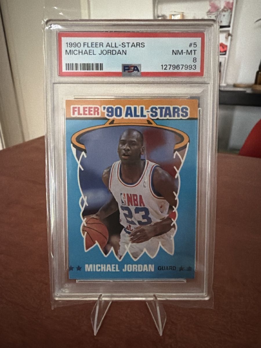Nba Sammelbilder & Trading cards: NBA - Michael Jordan - 1990 Fleer - PSA8 – Gebraucht aus Bern von sam_25hm
