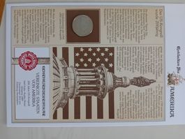 Muenzbrief Amerika US Kongress