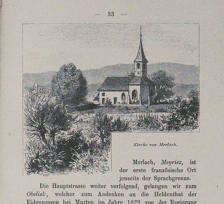 Livres: Murten  Wanderbild  um 1885 – D'occasion à Rafz par Helvet32 5