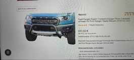 Ford Raptor Zubehör für Jg. 2019-2022