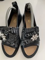 Stylische ALBI Sandalen, Schwarz, Grösse 40, Neuwertig!