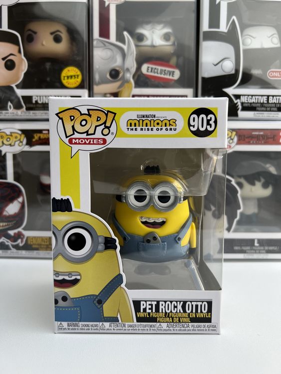 Funko POP! Movies Les Minions The Rise of Gru Pet Rock Otto | Kaufen ...