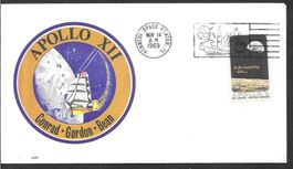 USA Sonderbrief Apollo 12 Startbeleg NASA-Cachet 14.11.1969