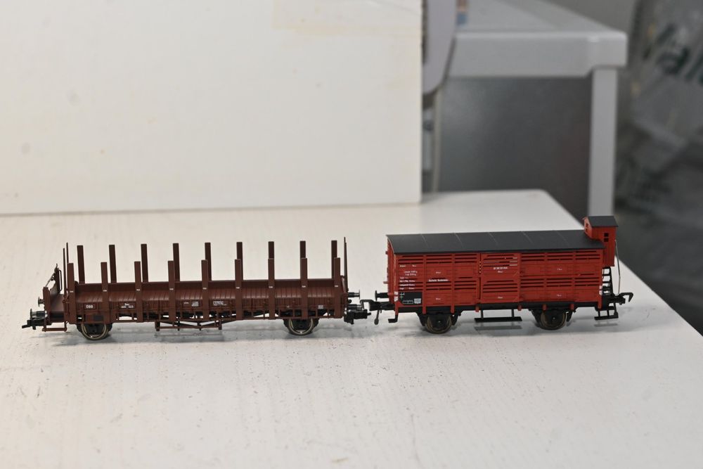 Fleischmann H0 DC Lot De Wagons Pufferteller Raccourci 5634 5740 5742