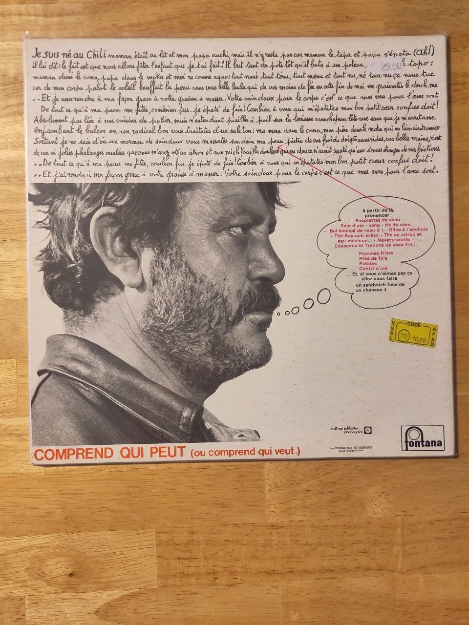 Dischi in vinile: Boby Lapointe | "Comprend Qui Peut" | LP – Usato da Lausanne venduto da Otvald 1