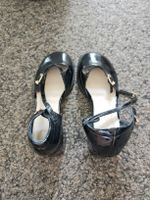 Black Patent Summer Sandals, Size 38, Great Condition