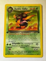 🔬✅ Pokémon Dunkles Duflor 36/82 1st Team Rocket 1st DE NM