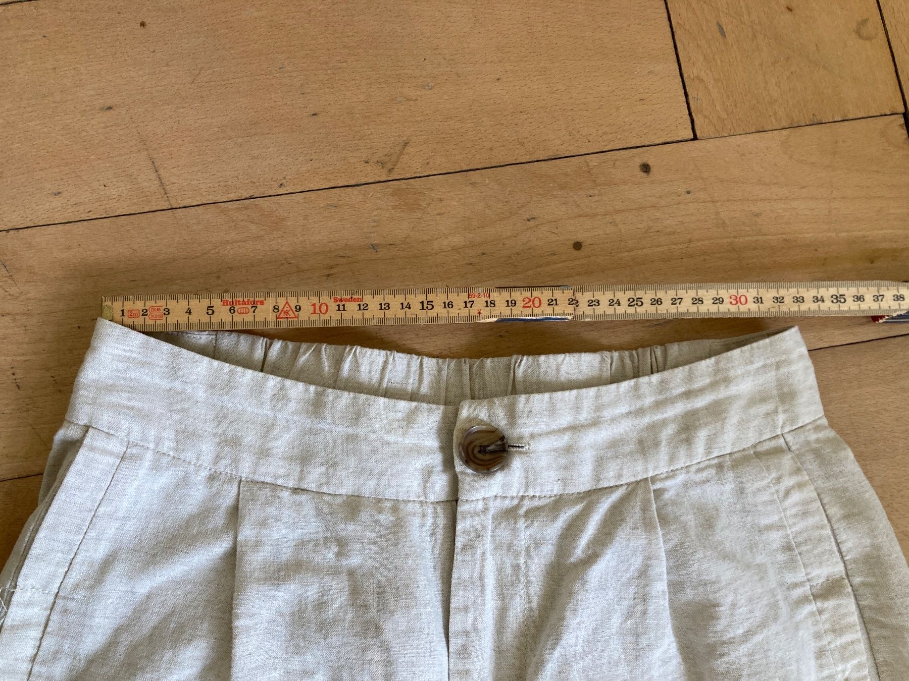 Hosen: BERENIK / Leinenhose / Marlenehose / Culotte / beige / M – Gebraucht aus Winterthur von kuhnanto 6
