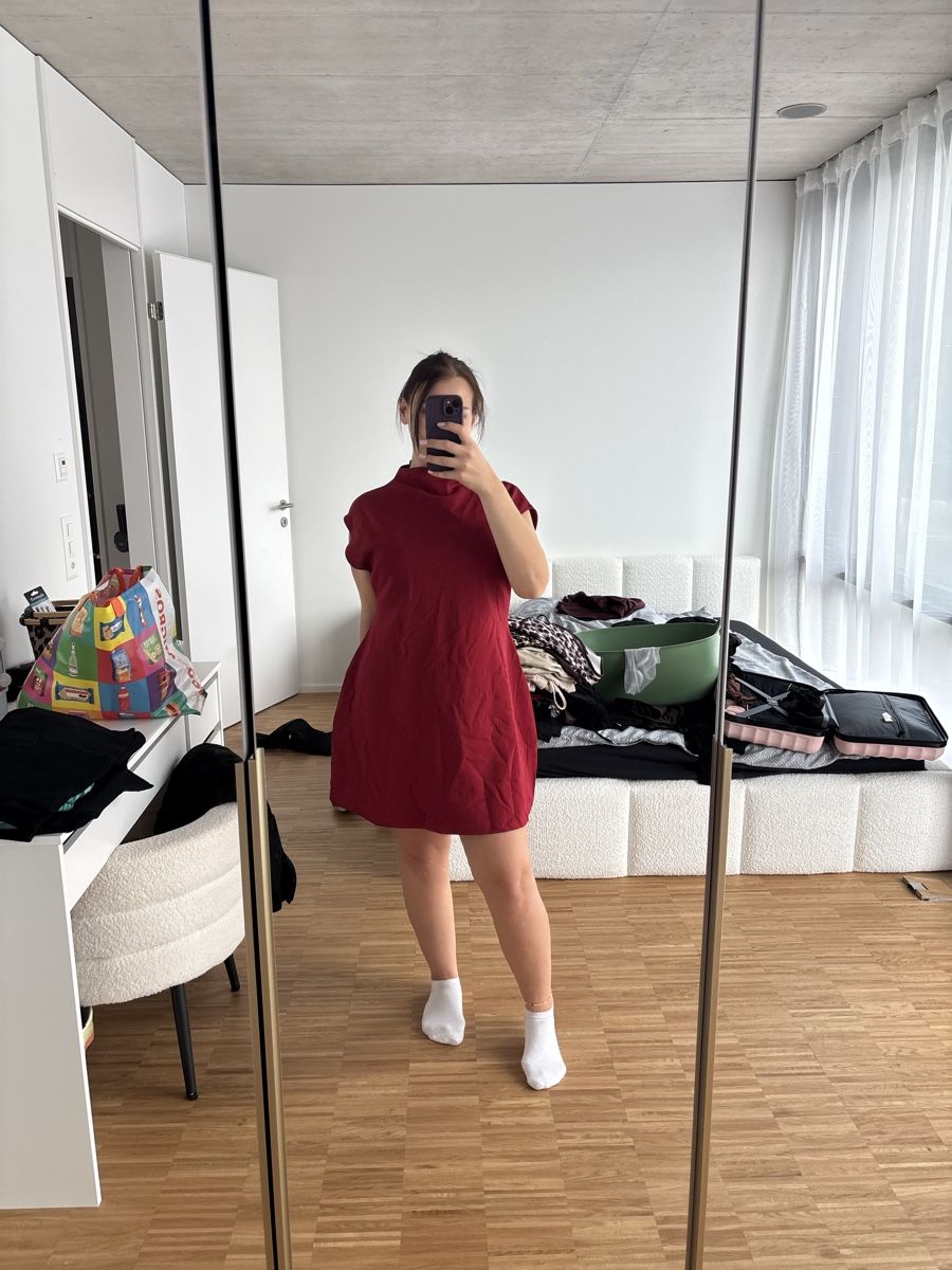 Vestiti: Rotes ärmelloses Kleid – Nuovo (secondo la descrizione) da Rudolfstetten venduto da alisa99