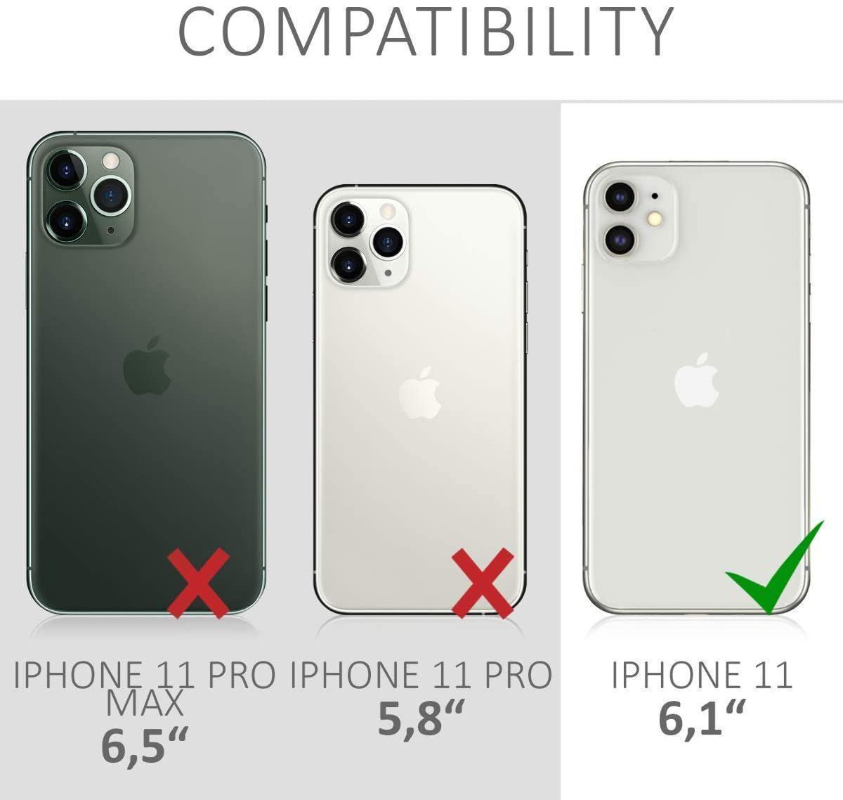 Cover & Protezioni schermo: iPhone 11 Hülle Etui Ring Case Magnet Cover Coque Tasche – Nuovo e nell'imballaggio originale da Volketswil venduto da coverandmore 8