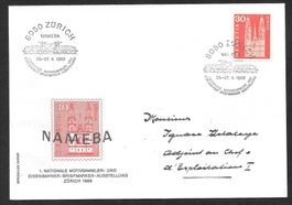 Eisenbahn Sonderbrief S. 694 NAMEBA Zürich 25.-27.4.1969