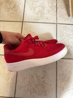 Nike Air Force Flyknit, Herren Sneaker, Rot, Grösse 43