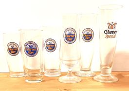 6 Bierglas Bier Brauerei Erlen Glarus