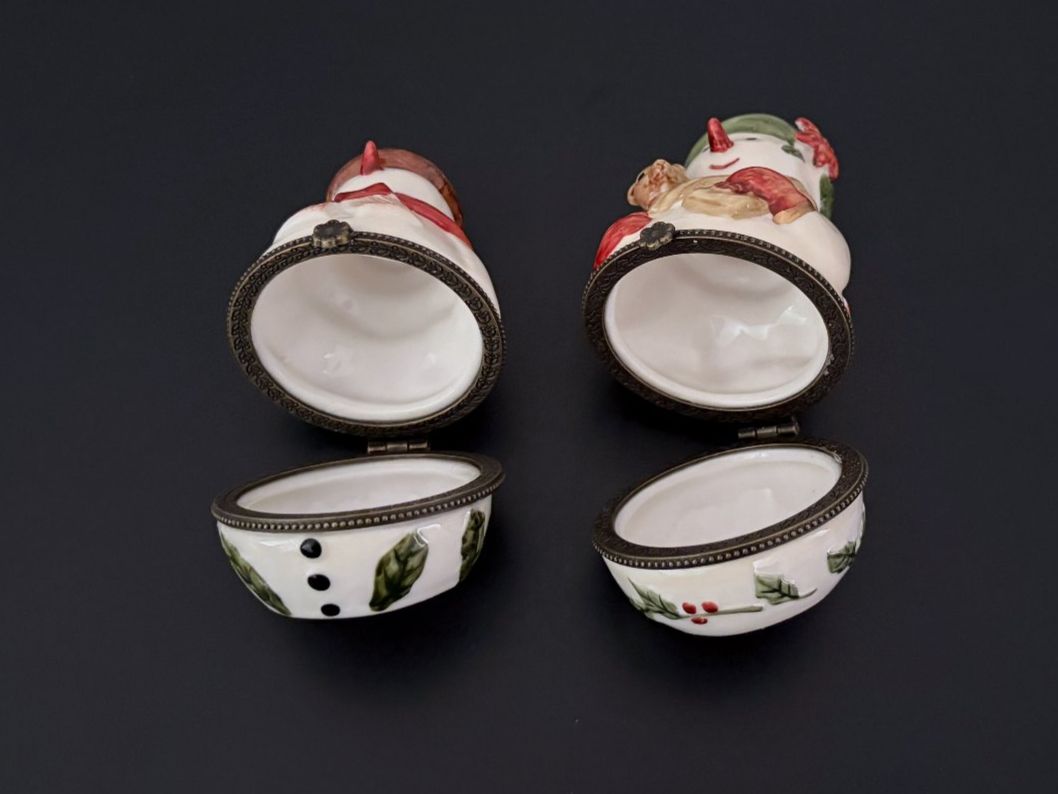 Villeroy & Boch Figuren: Villeroy & Boch Schneemann Dose 2 Stück – Gebraucht aus Birr von Jamonline 3