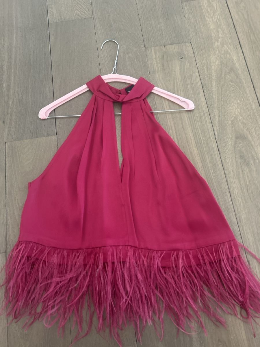 Massimo Dutti Top: Top mit Federn – Usato da Uitikon Waldegg venduto da A.K.R.