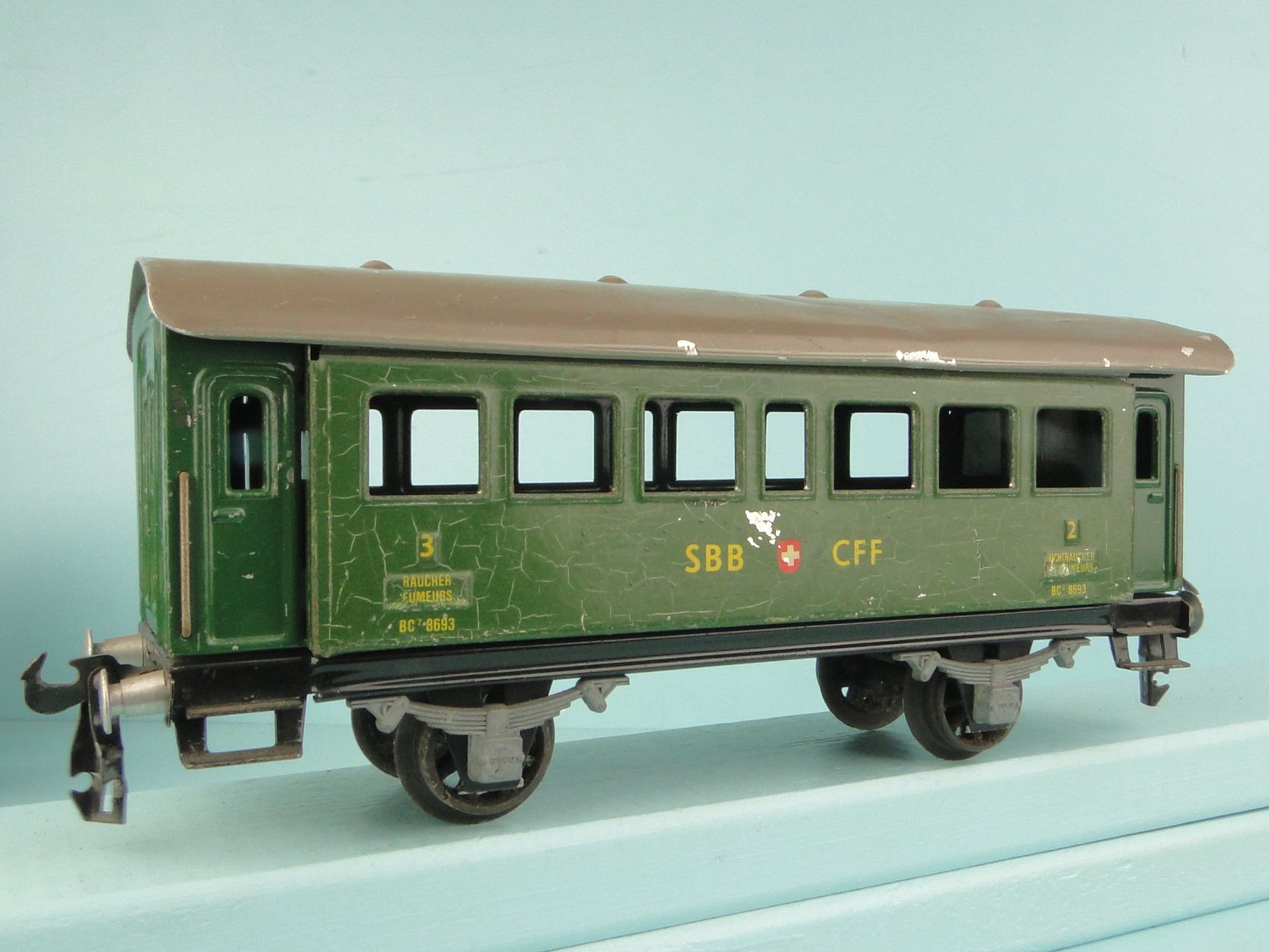 Buco Modellini di ferrovie: Buco 3 X Personenwagen – Usato da Bülach venduto da cann11 3