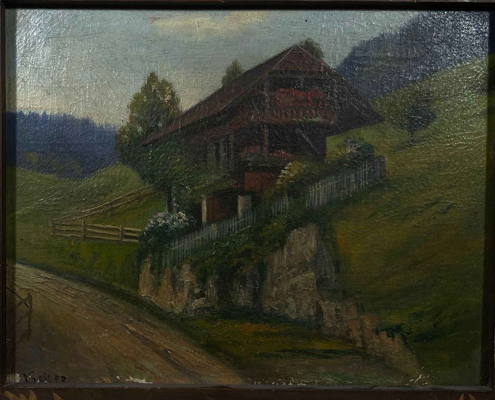 Dipinti: Landschaftgemälde Seiler Jdyll v. Heiligenschwendi – Usato da Müllheim Dorf venduto da Othmar73 7