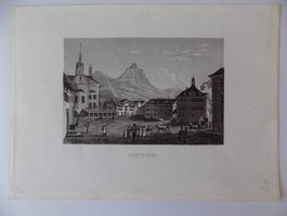 Schwyz Stahlstich