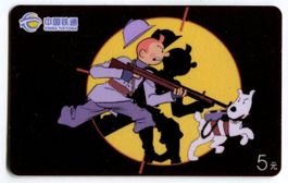 Telefonkarte "Tintin".
