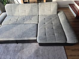 Grau Schwarzes Sofa