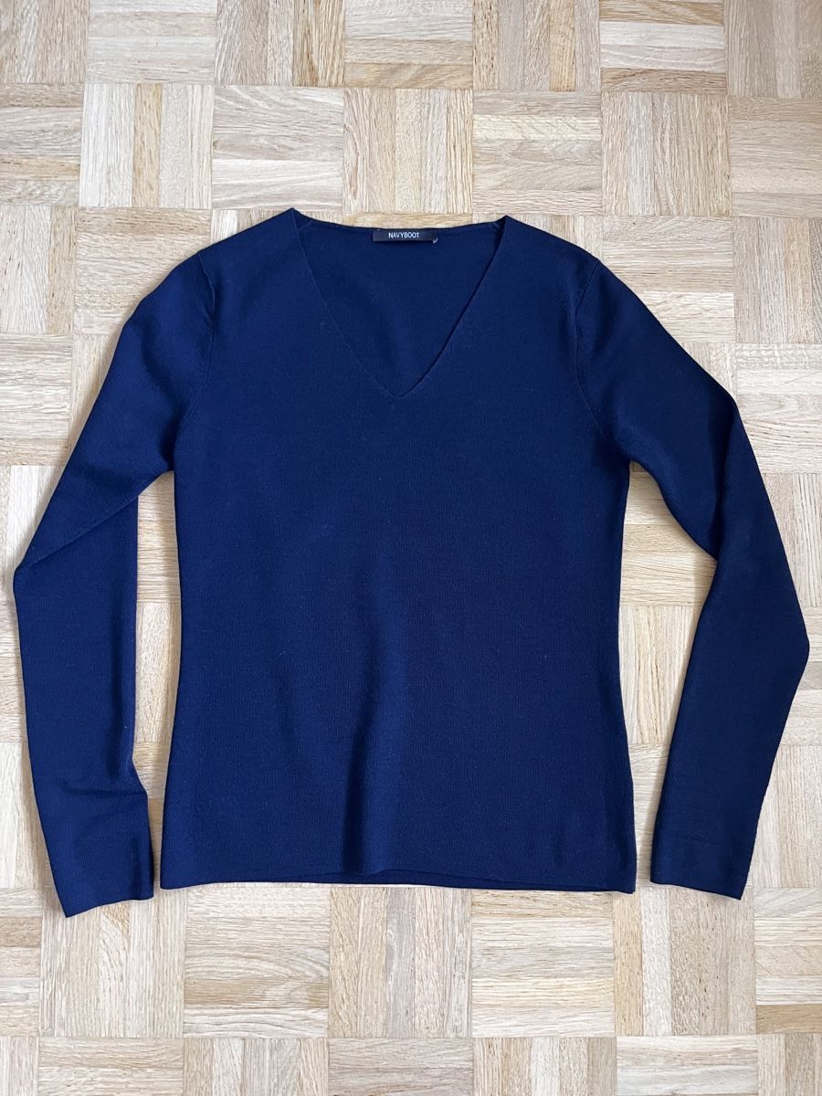 Navyboot Maglioni & Felpe: NAVYBOOT Pullover blau Gr.  M, 100% Merino Wolle – Usato da Zürich venduto da Kleanthy 4