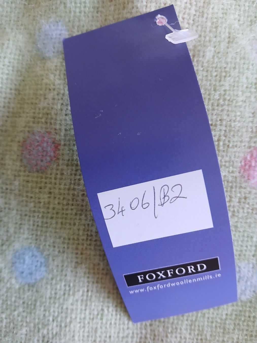 Lana: Foxford Lambswool Blanket Pastel Dots Check Reversible New – Nuovo e nell'imballaggio originale da Dübendorf venduto da LoRi-2026 4