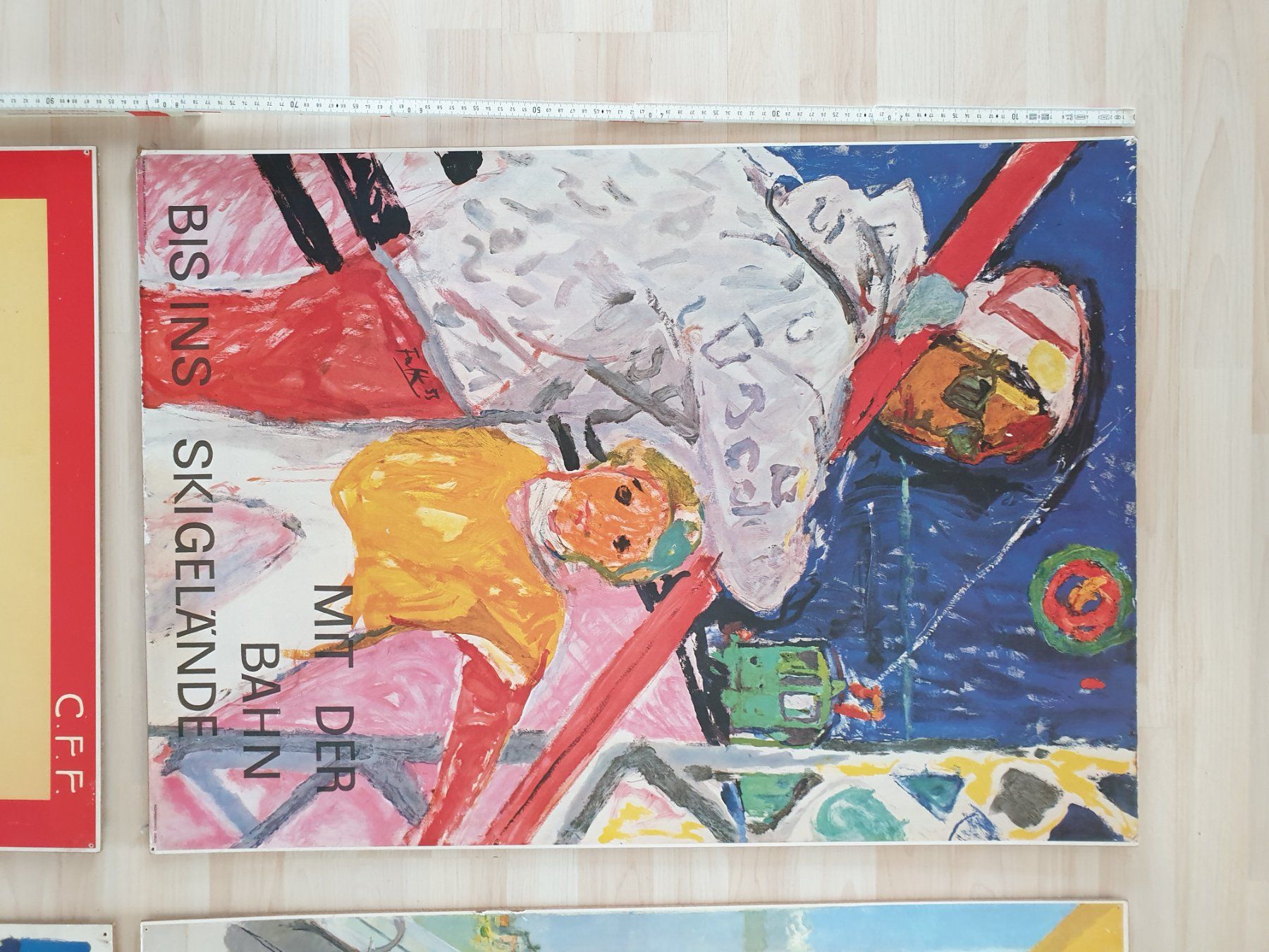 Foto & Immagini: Vintage Skiplakate Schweiz, 4er Set – Usato da Schönengrund venduto da Liane63 1