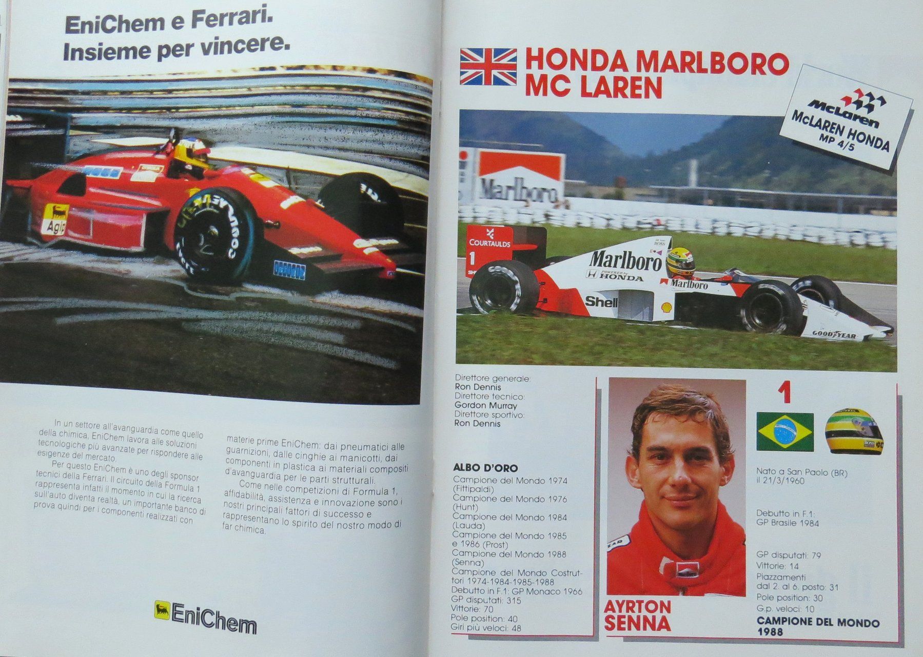 Documenti: Programm Formel 1 in Imola von 1989 – Usato da Ettingen venduto da campione_1 1