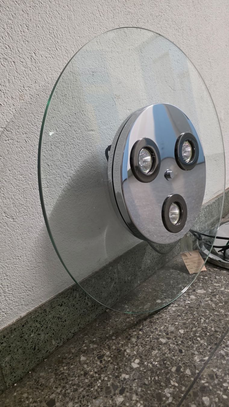 Lampadari & plafoniere: Hängeleuchte Glas Chrom 3 Lichter, gebraucht – Difettoso da Zürich venduto da anna.caterina 3