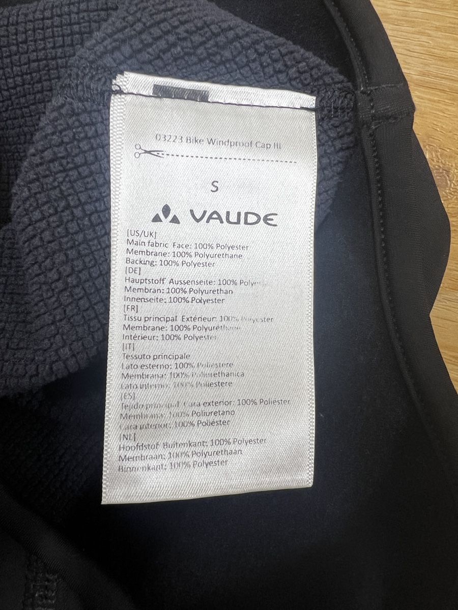 Copricapi, berretti & cappellini: Vaude Velomütze Windproof Cap III, Grösse S, Schwarz – Usato da Dietikon venduto da DeathValley 2