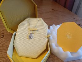 Swarovski Halskette, Silber mit Anhänger, neu und OVP