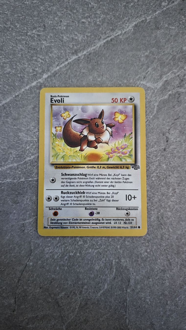 Pokémon Carte collezionabili: Evoli (Fossil Edition) – Nuovo (secondo la descrizione) da Rorschach venduto da Craint