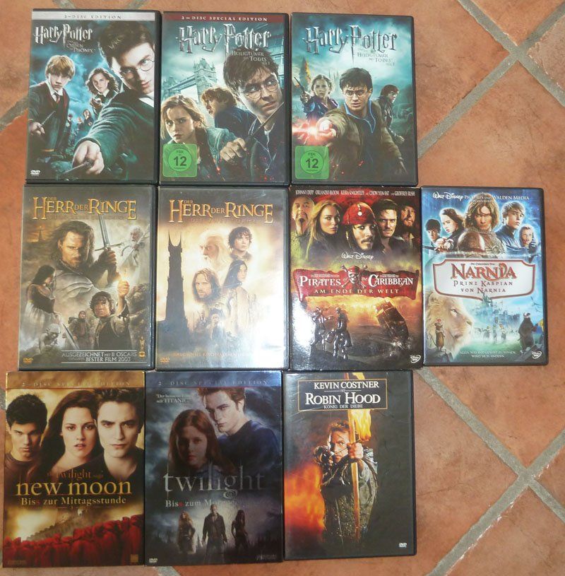 Tutti i DVDs: 15 DVD-Filme – Usato da Gamprin venduto da Balan11