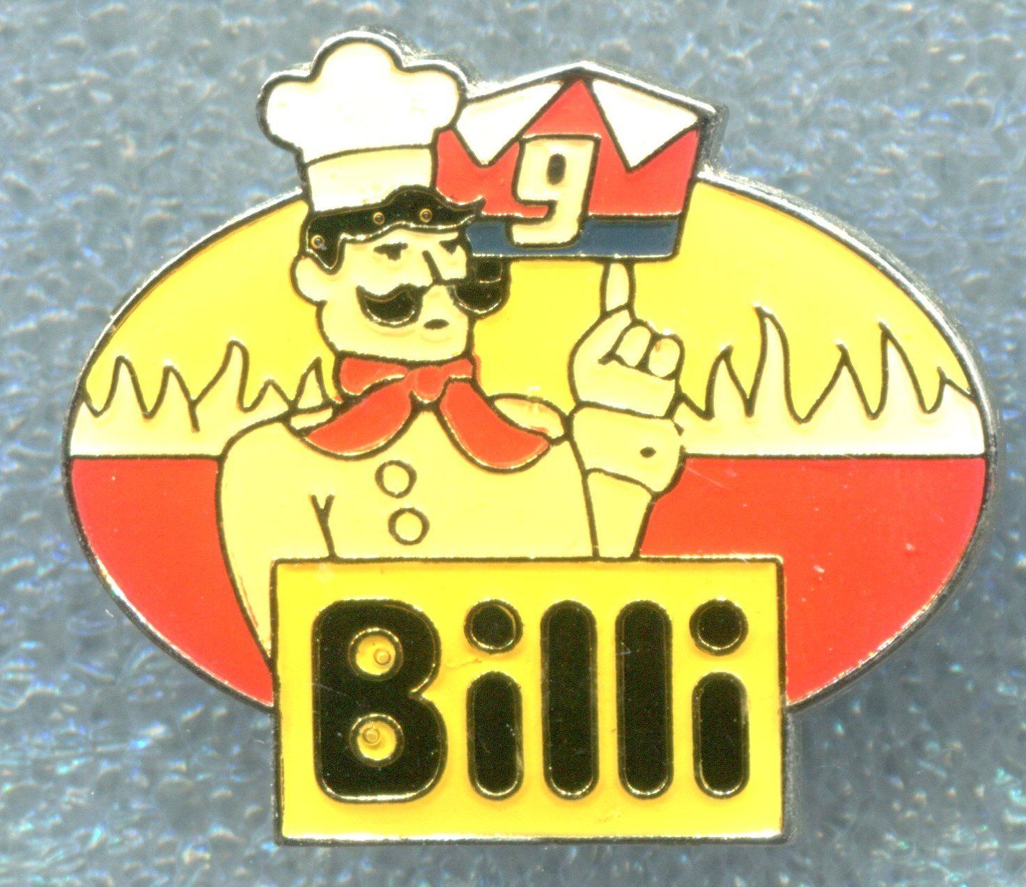 Plaketten & Abzeichen: Billi  PIZZA – Gebraucht aus Winterthur von Sammleroase
