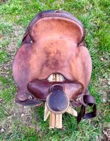 Brauner Westernsattel simpel