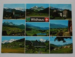 Wildhaus SG: Postkarte mit Bergpanorama