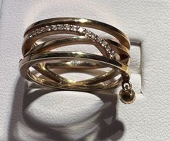 Damenring Breuning 18kt. Gelbgold mit Brillanten