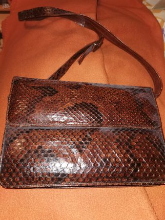 Schlangenledertasche