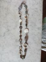 Collana pietre miste e metallo lunghezza 48cm